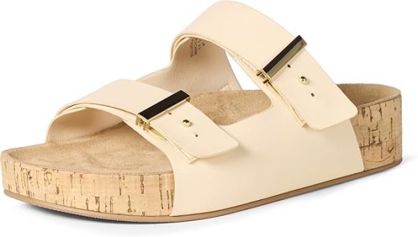 Beige Women's Cork Sandals - Comfortable & Stylish