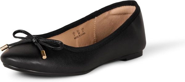 Black Women's Billie Ballet Flats - Stylish Comfortable Shoes