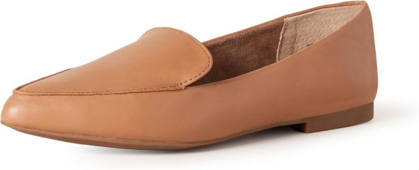 Womens Loafer Flats Brown